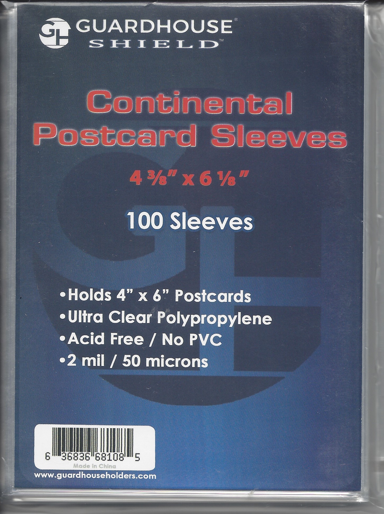 POSTCARD Protection Sleeves